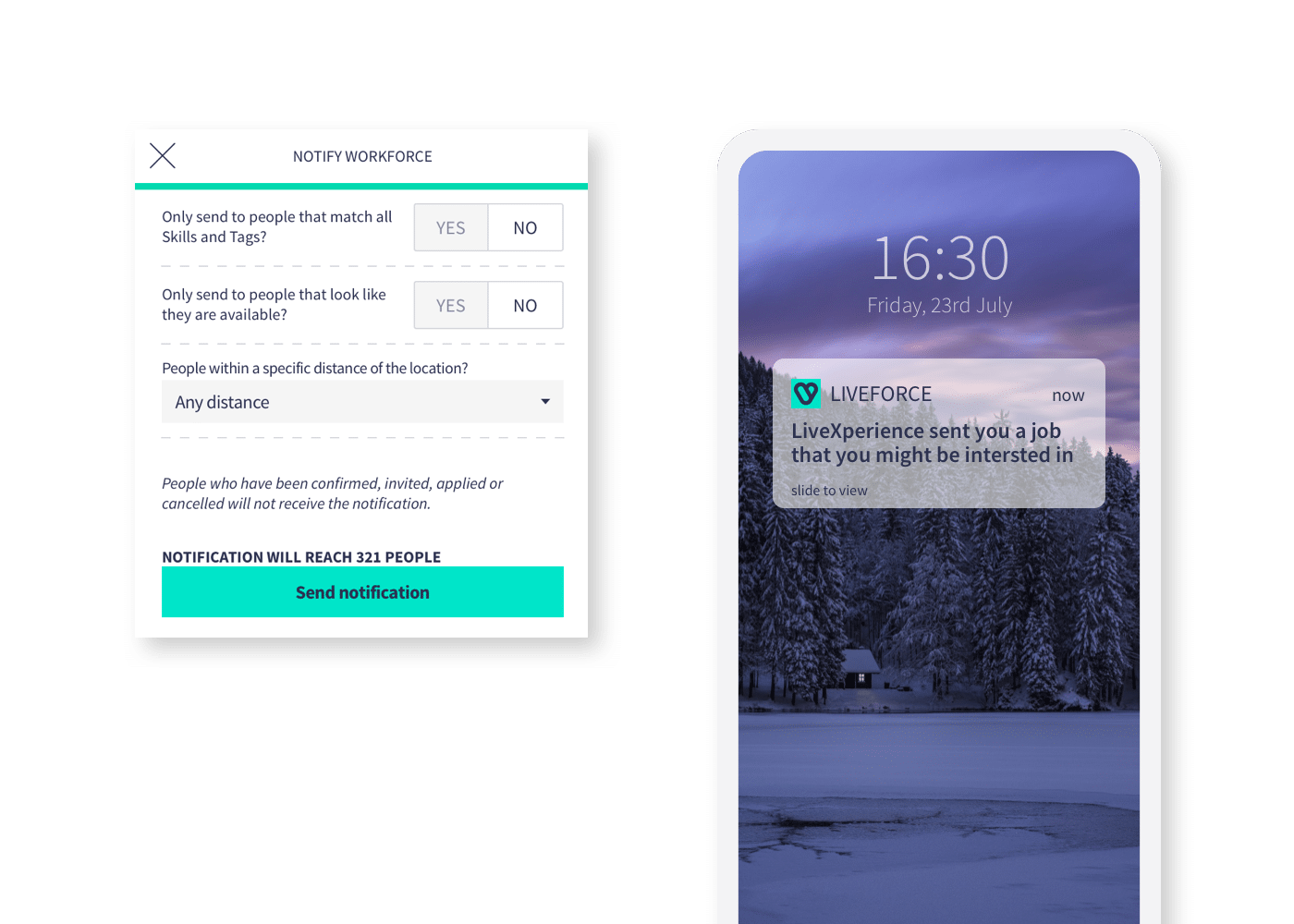 Push notifications