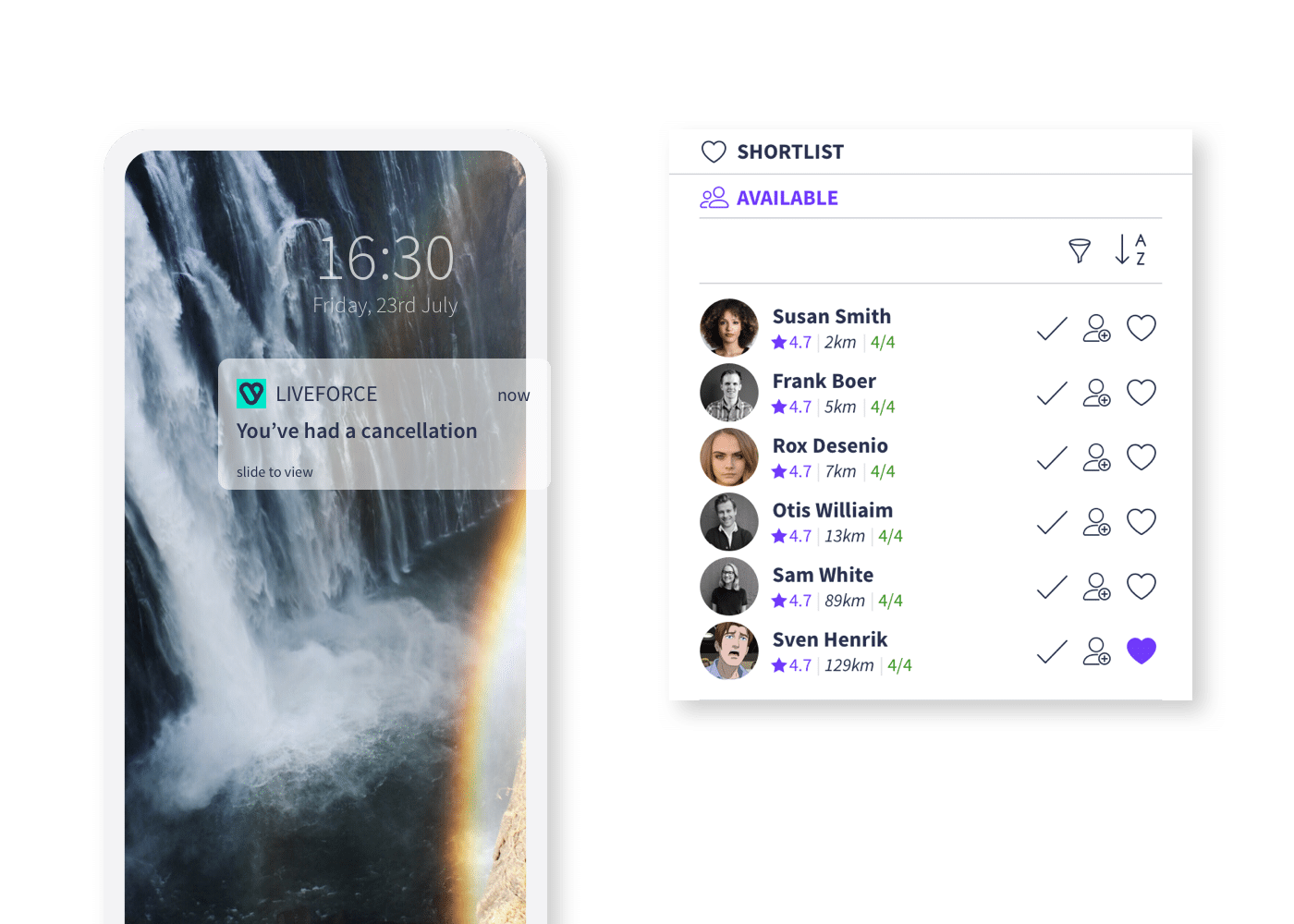 Manage cancellations