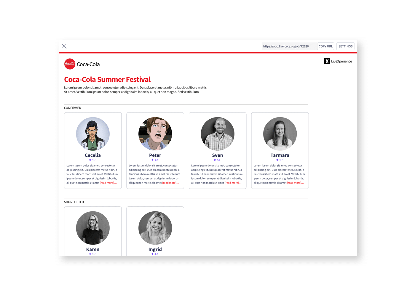 Branded pages