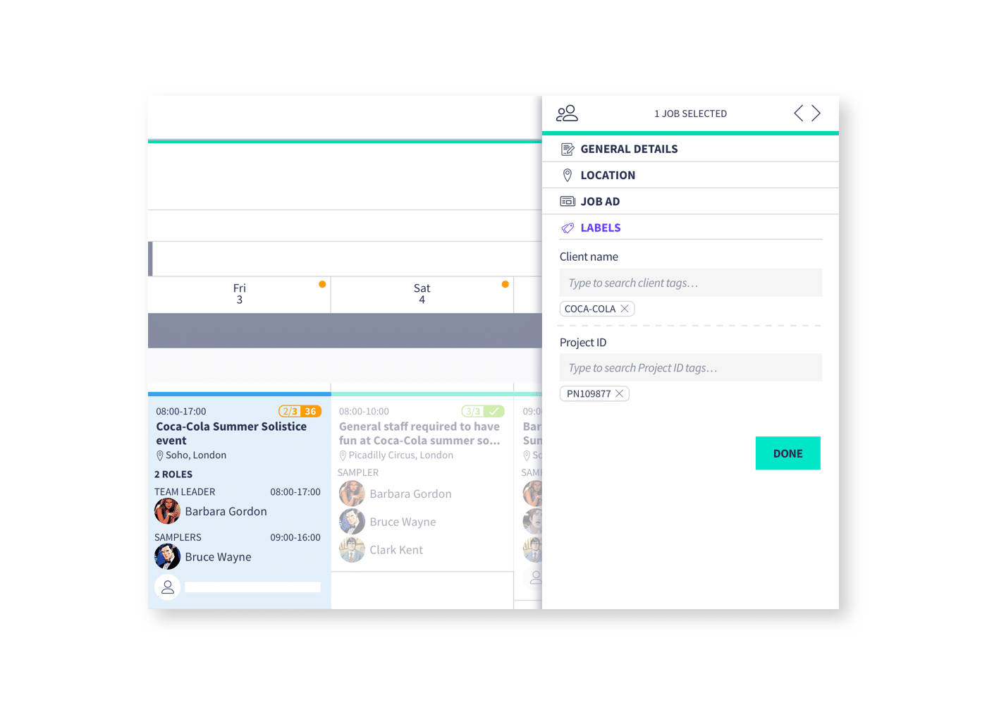 Add labels to jobs for reporting