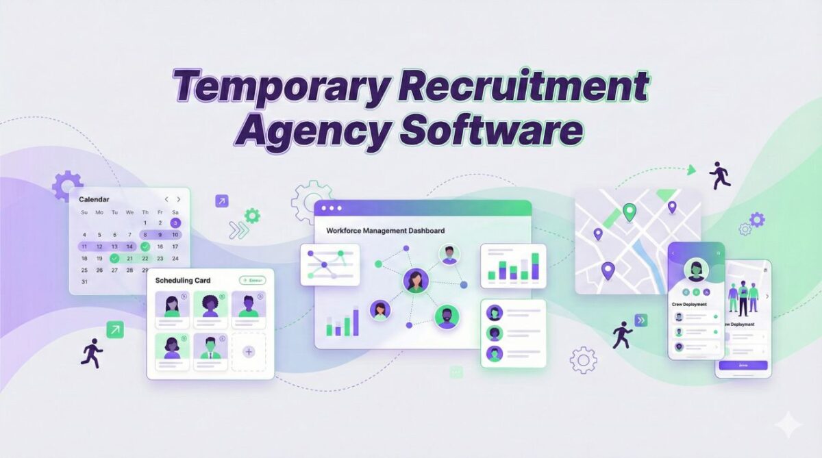 Temporary recruitment agency software