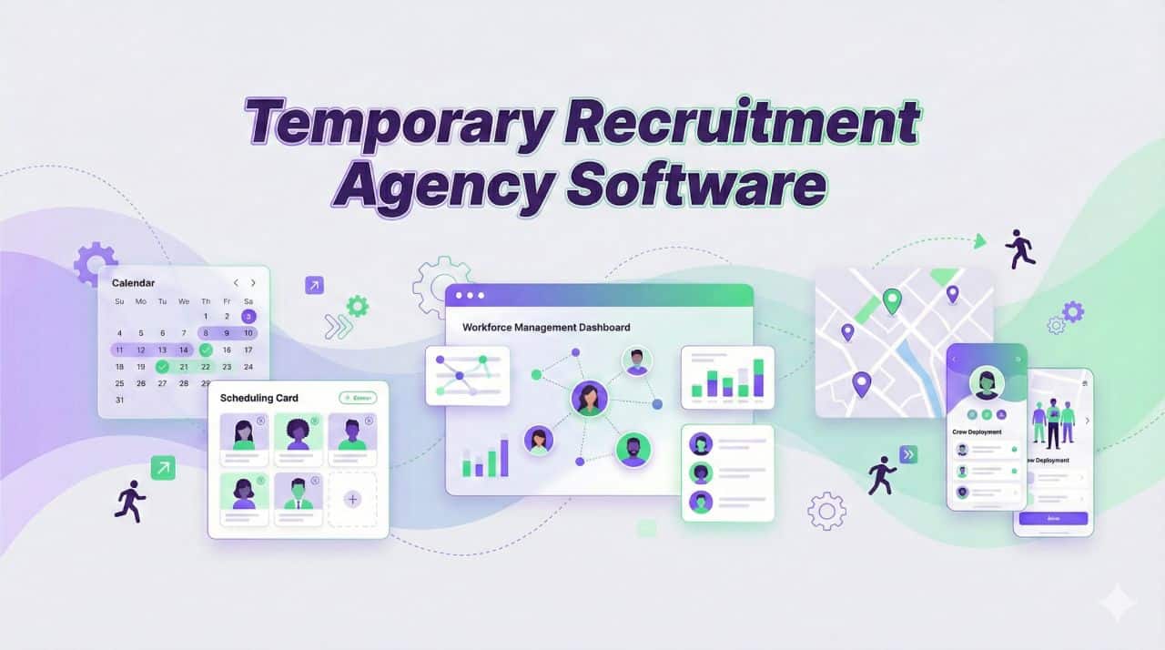 Temporary recruitment agency software