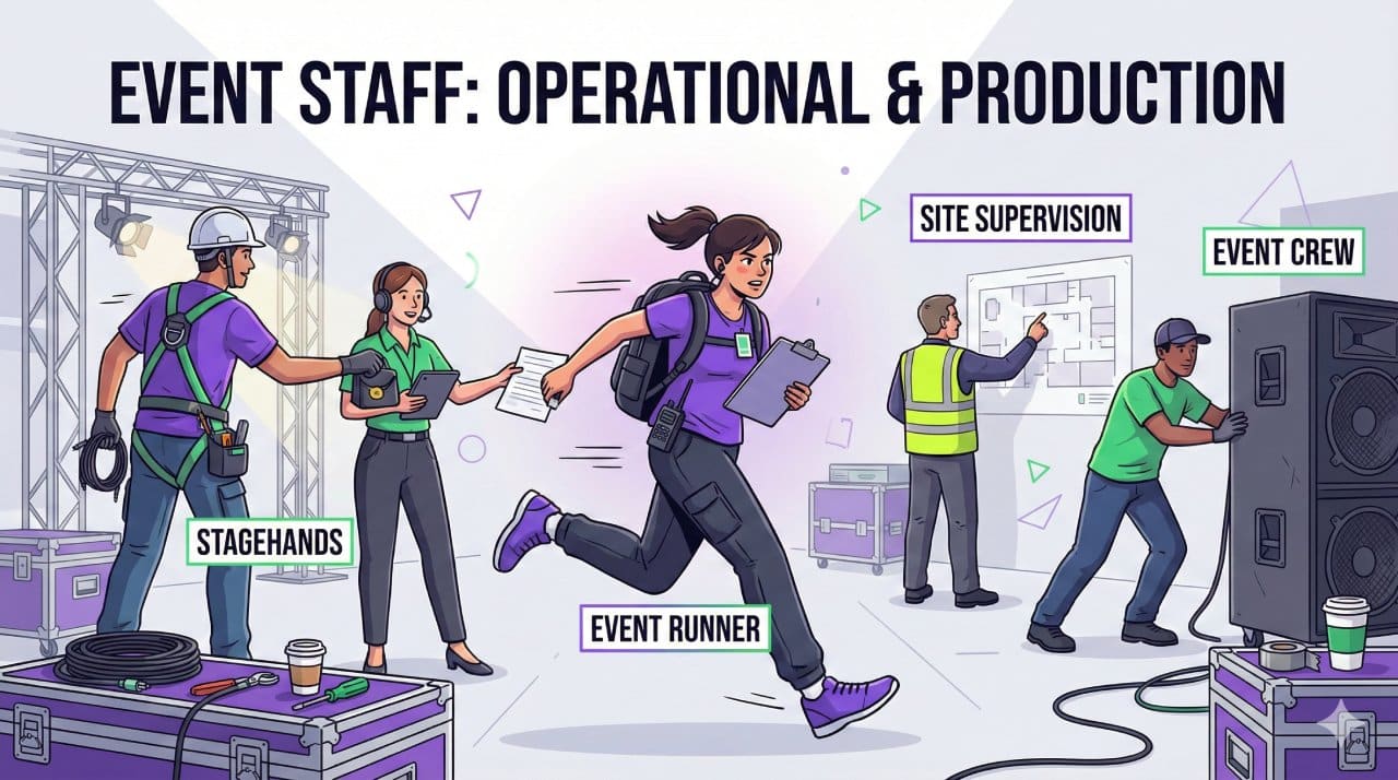 Job Roles Events Event Staff Positions: Structure, Roles and Costs