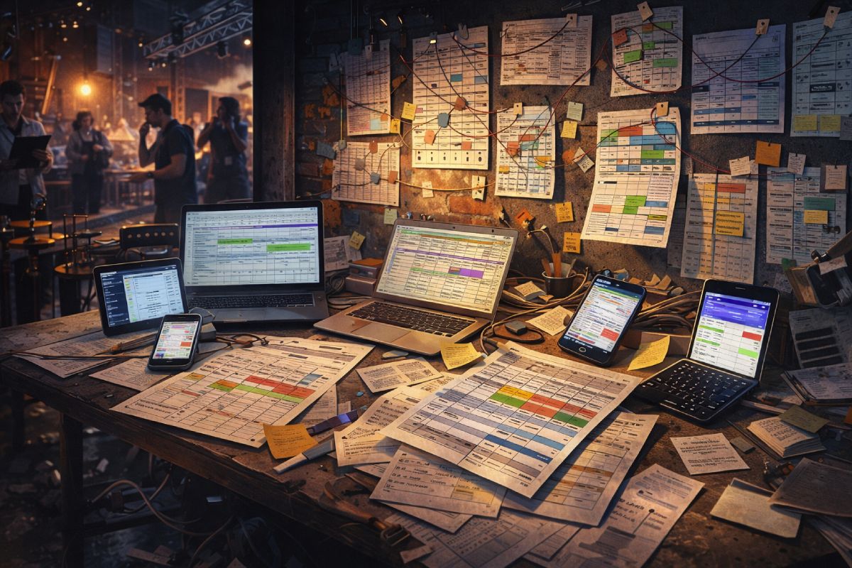 Before How Event Teams Scheduled Work Without a Proper Staff Scheduling App_
