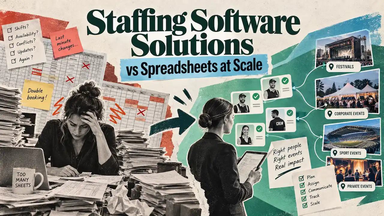 Staffing Software Solutions vs Spreadsheets at Scale