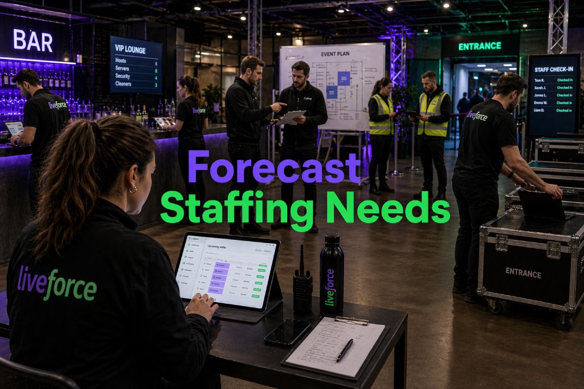 Forecast Staffing Needs for Events