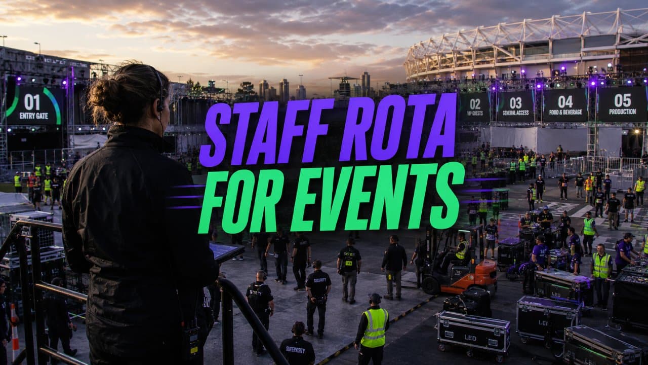 How to Create a Staff Rota for Events