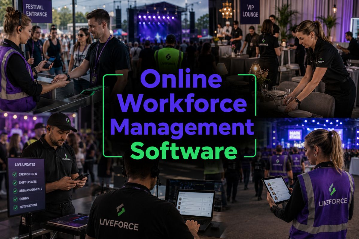 Online Workforce Management Software for Events