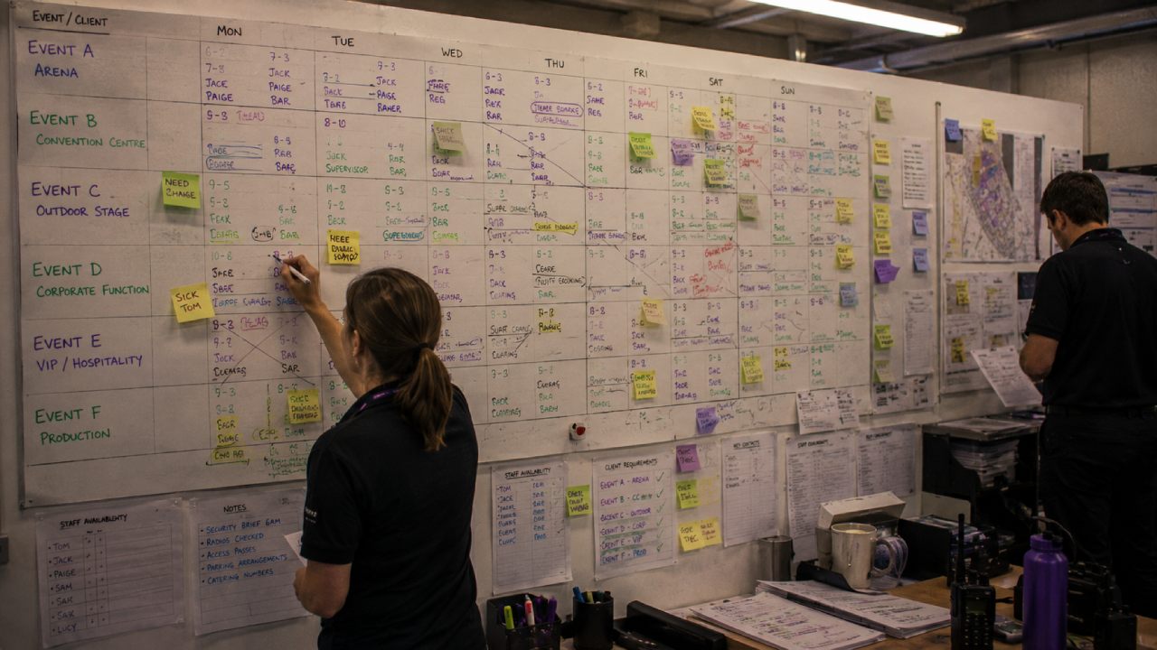Why Most Work Schedule Calendars Break in Event Operations_