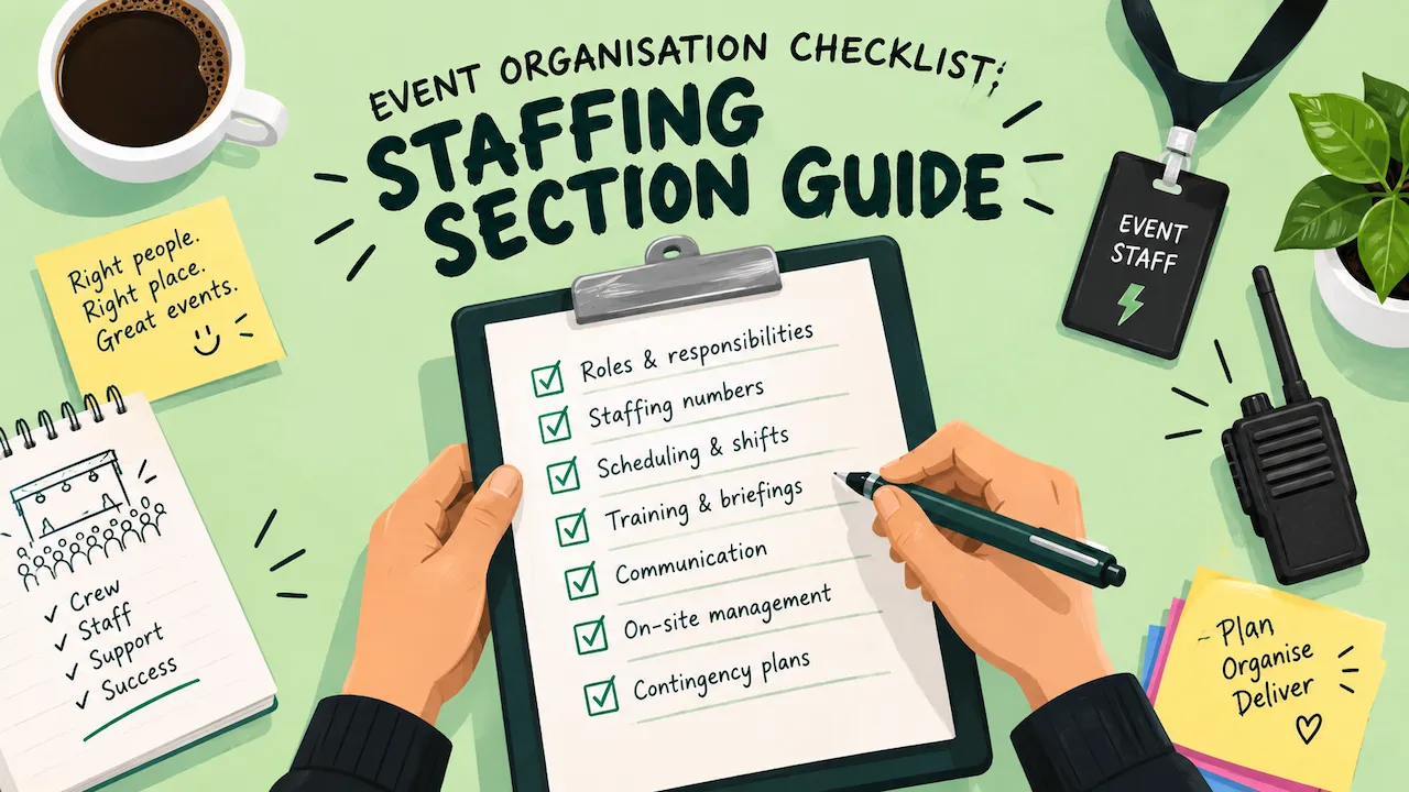 Event Organisation Checklist