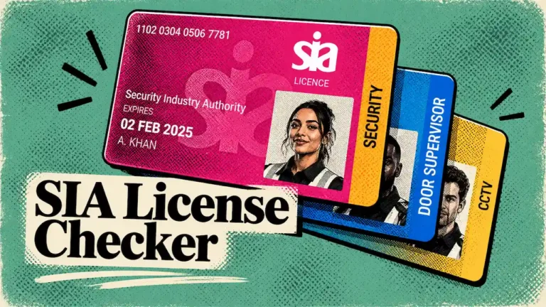 SIA Licence Checker
