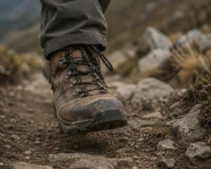 Walker on a mountain trail, with staff managed by Liveforce visitor attraction staff scheduling software