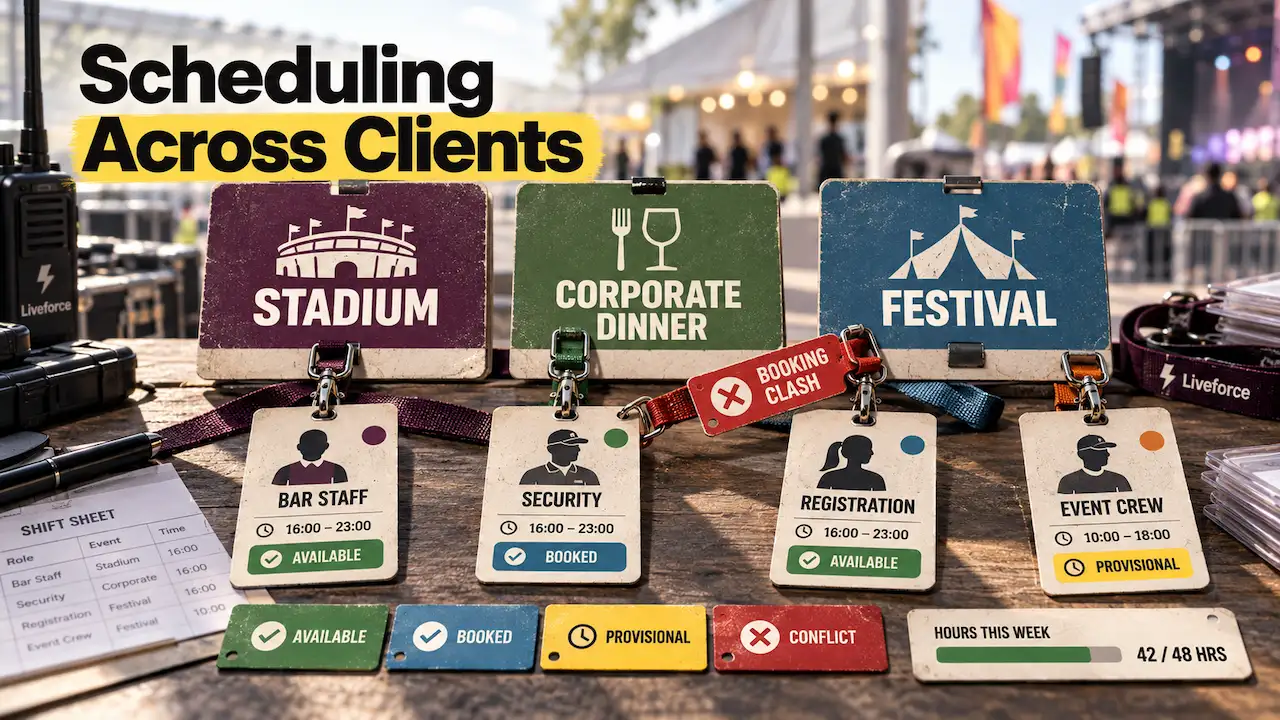 Scheduling Across Clients Events and Roles